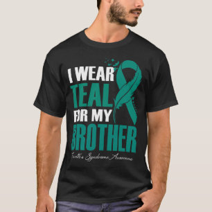 Ik Draag Blauwgroen voor het syndroom van mijn bro T-shirt