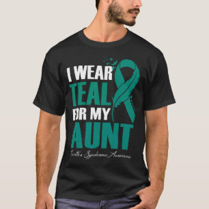 Ik Draag Blauwgroen voor het syndroom van mijn tan T-shirt