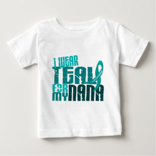Ik Draag Blauwgroen voor mijn Nana 6.4 Ovariumkank