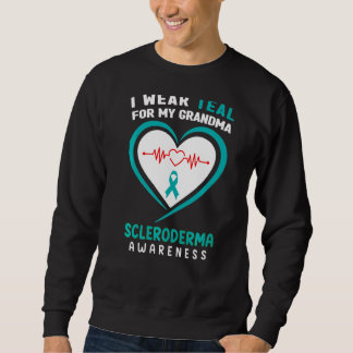 Ik Draag Blauwgroen voor mijn oma Scleroderma Bewu Trui