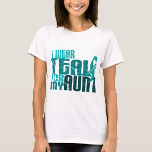 Ik Draag Blauwgroen voor mijn tante 6.4. T-shirt