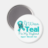 Ik Draag Blauwgroen voor mijn vriend Magneet (Voorkant / Achterkant)