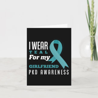 Ik Draag Blauwgroen voor mijn Vriendin polycystic  Kaart