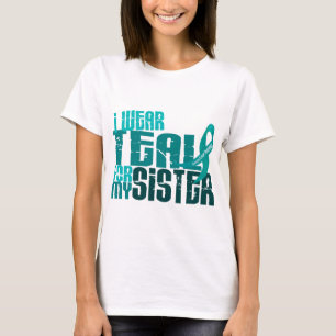 Ik Draag Blauwgroen voor mijn zuster 6.4 Ovariumka T-shirt
