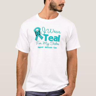 Ik Draag Blauwgroen voor mijn zuster T-shirt
