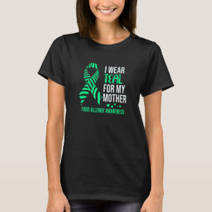 Ik Draag Blauwgroen voor Moeder Food Allergy Aware T-shirt