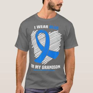Ik Draag Blue voor mijn kleinzoon Angelman Syndrom T-shirt