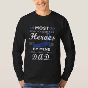 Ik Draag Blue voor mijn vaders Diabetes Awareness T-shirt