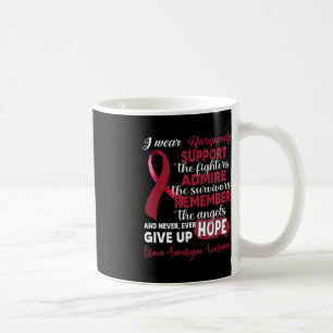 Ik Draag Bourgogne Support Fighters Brain Aneurysm Koffiemok