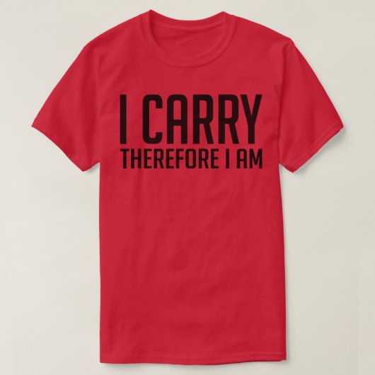 Ik draag daarom ben ik t-shirt (Design voorkant)