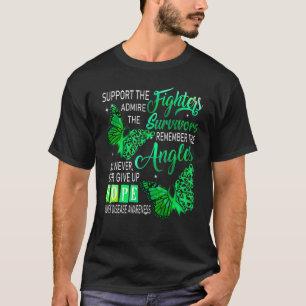 Ik Draag de Groene Steun voor de Strijders Nierzie T-shirt