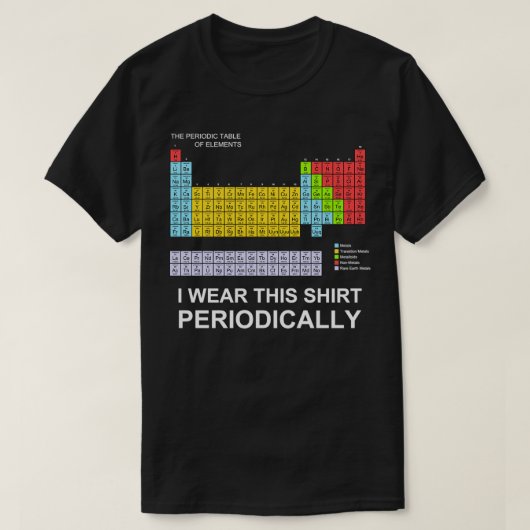 Ik Draag deze Periodiek grappige lange mouw t T-shirt (Design voorkant)