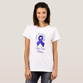Ik draag dit ME CFS-lint voor een persoonlijk shir T-shirt