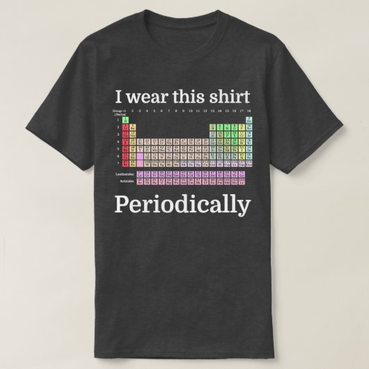 Ik Draag dit Shirt periodiekTShirt (Design voorkant)