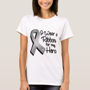 Ik Draag een grijs lint voor mijn helo T-shirt