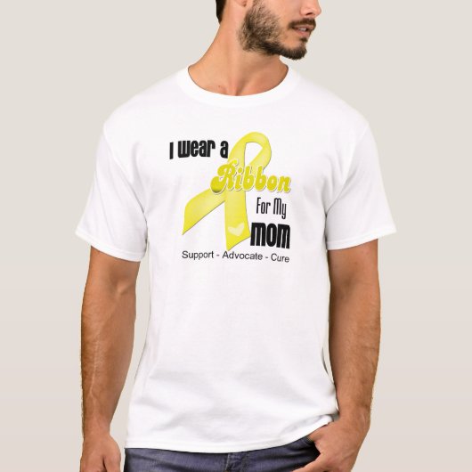 Ik Draag een lint voor mijn moeder - Sarcoma T-shirt (Voorkant)