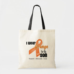Ik Draag een Oranje lint voor mijn zoon Tote Bag
