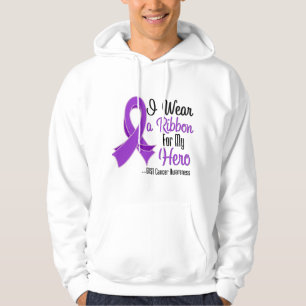 Ik Draag een Paars lint voor mijn kruidenkanker Hoodie