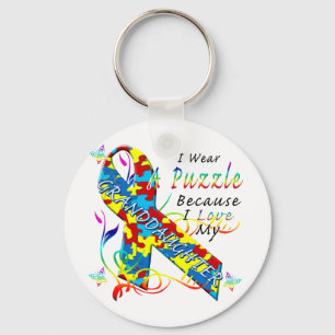 Ik Draag een puzzel omdat ik van mijn kleindochter Sleutelhanger