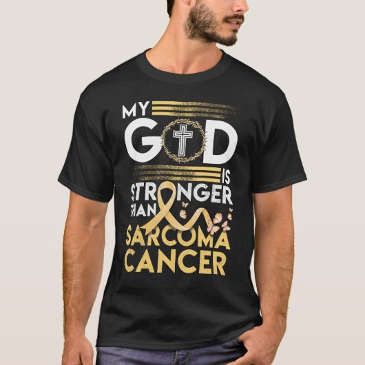 Ik Draag Geel Shirt Sarcoma Cancer Yellow Ribbon A (Voorkant)