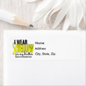 Ik Draag geel voor mijn broer 10 Sarcoma Etiket (Insitu)