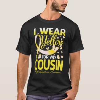 Ik Draag Geel Voor Mijn Neef Retinoblastoom Bewust T-shirt