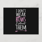 Ik Draag geen bogen die ik heb neergeschoten op he Briefkaart (Voorkant)