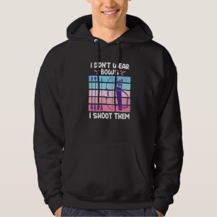 Ik Draag Geen Bogen Ik Schiet Ze Af Boogschutter V Hoodie
