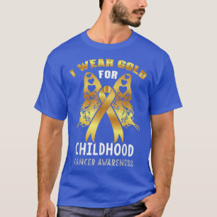 Ik Draag Gold voor kinderkanker op Shirt