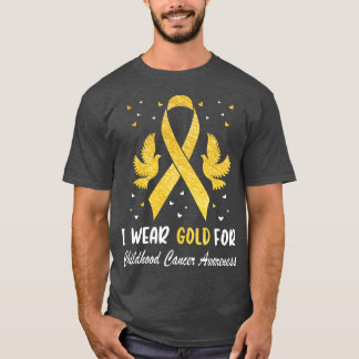 Ik Draag Gold voor kinderkankerbewustwording Golde T-shirt