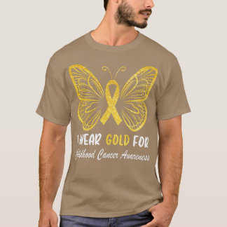Ik Draag Gold voor kinderkankerbewustwording Golde T-shirt