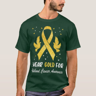 Ik Draag Gold voor kinderkankerbewustwording Golde T-shirt