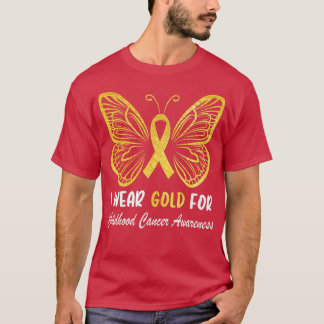 Ik Draag Gold voor kinderkankerbewustwording Golde T-shirt