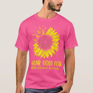 Ik Draag Gold voor kinderkankervoorlichting T-shirt