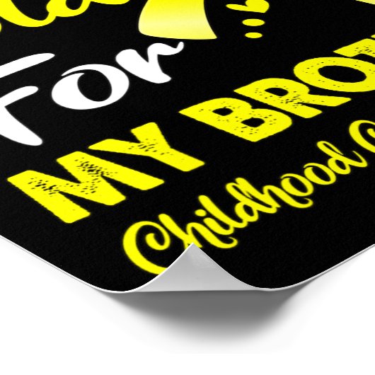 Ik Draag Gold voor mijn broederjeugdige waren tege Poster (Hoek)