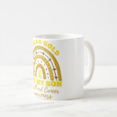 Ik Draag Gold voor mijn jeugd kanker6 Koffiemok (Voorkant rechts)