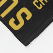 Ik Draag Gold voor mijn kleinzoon kinderkanker Sup Fleece Deken (Hoek)