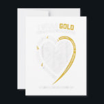 Ik draag goud voor mijn kleindochter kindertijd kaart<br><div class="desc">Ideaal cadeau voor terug naar school,  afstuderen,  verjaardag,  reizen,  reünie,  kerst of een speciale gelegenheid</div>