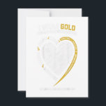 Ik draag goud voor mijn kleindochter kindertijd kaart<br><div class="desc">Ideaal cadeau voor terug naar school,  afstuderen,  verjaardag,  reizen,  reünie,  kerst of een speciale gelegenheid</div>