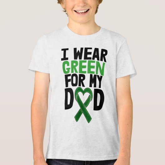Ik Draag Green Dad's Stigma T - shirts Mental Heal (Voorkant)