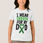 Ik Draag Green Dad's Stigma T - shirts Mental Heal (Voorkant)