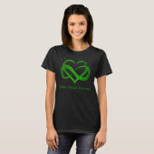 Ik Draag Green for Kidney Disease Awareness Warrio T-shirt (Voorkant volledig)