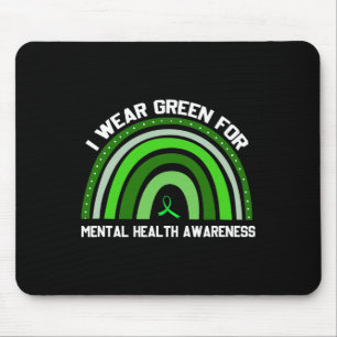 Ik Draag Green for Mental Health Awareness 2 Muismat