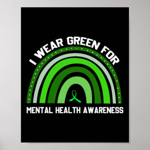 Ik Draag Green for Mental Health Awareness 2 Poster