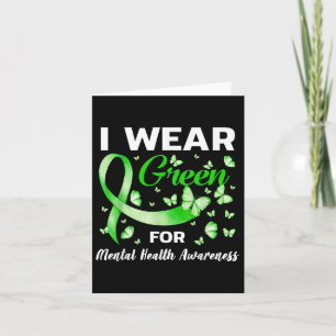 Ik Draag Green for Mental Health Awareness Month G Kaart