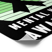 Ik Draag Green for Mental Health Awareness Month R Poster (Hoek)