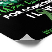 Ik Draag Green for Mental Health Awareness Rib Poster (Hoek)