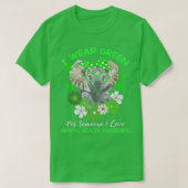 Ik Draag Green for Mental Health Awareness Ribbon  T-shirt (Design voorkant)
