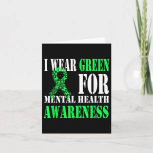 Ik Draag Green for Mental Health Awareness Shirt M Kaart