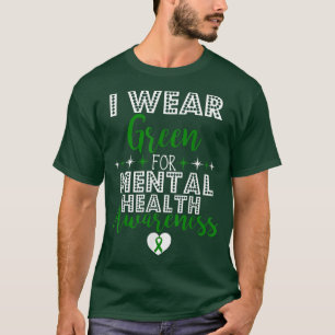 Ik Draag Green for Mental Health Awareness Support T-shirt